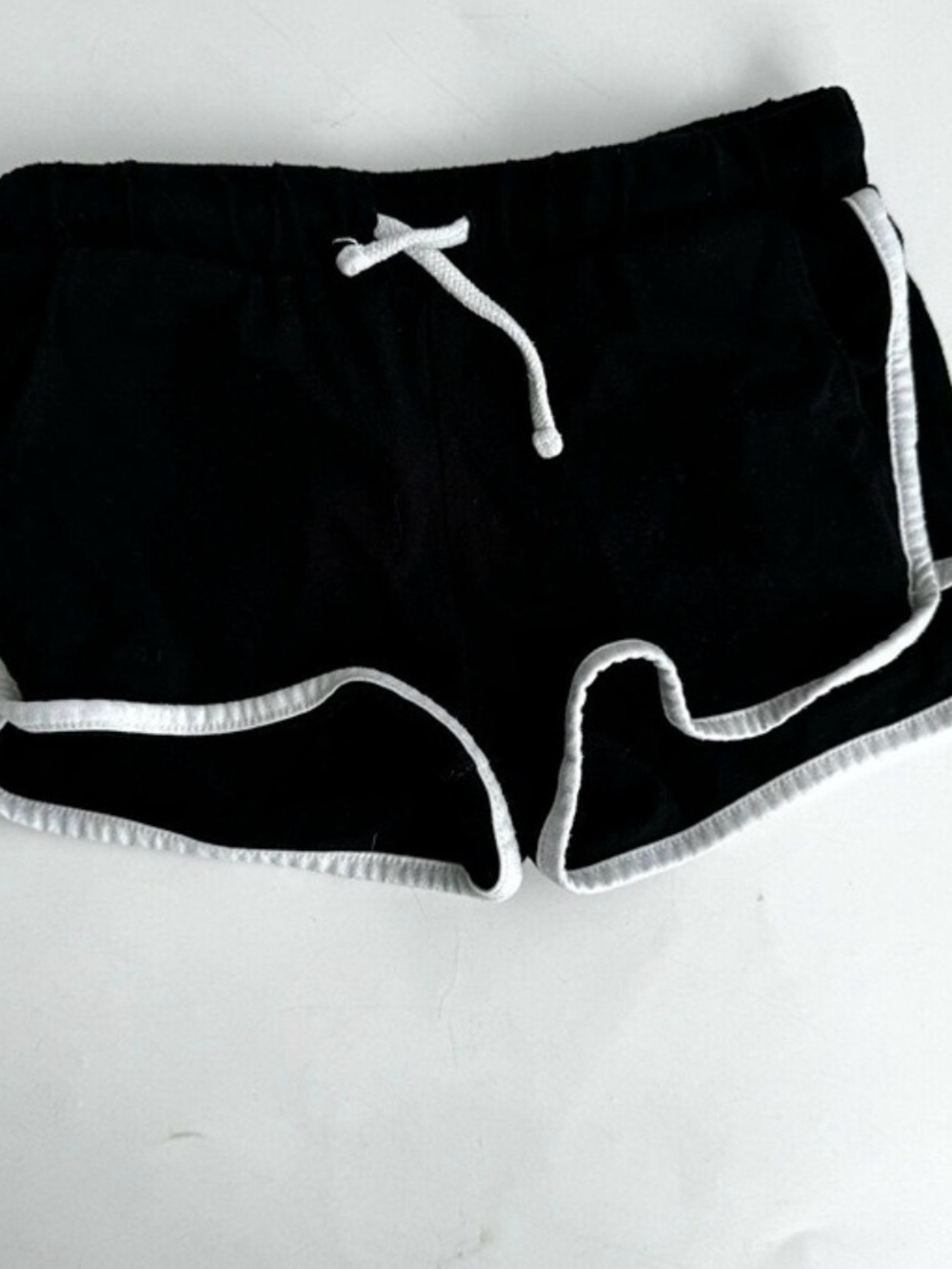 Old Navy Black Shorts with White Trim